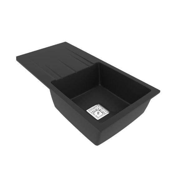 Single Bowl with Drain Quartz Sink - Manufactured by Leading Quartz Kitchen Sink Manufacturers